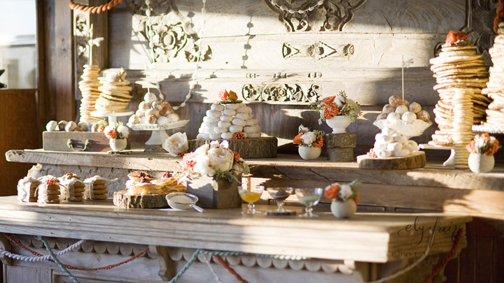 Snowedin a DIY Winter Wedding Idea and a Stylized Breakfast Sweets Table