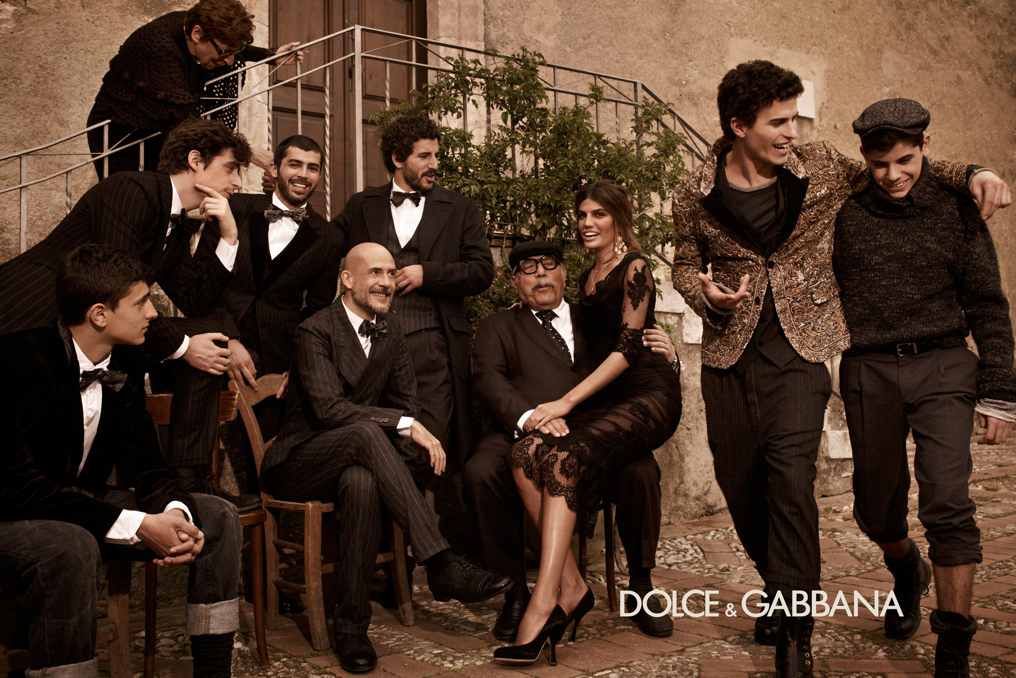 dolce and gabbana advert location