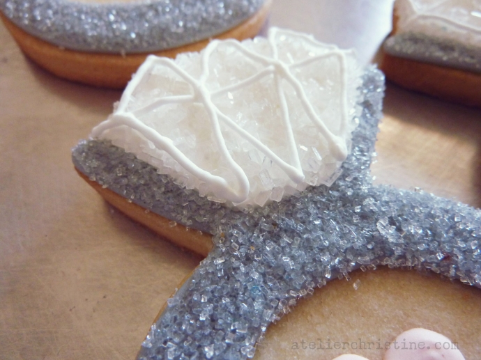 le Shoppe | Diamond Solitaire Ring Cookies for an Engagement Party