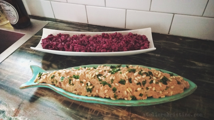 SAMKEH HARRA TARABULSIYEH | Flaked Spicy Fish in Tahini Sauce