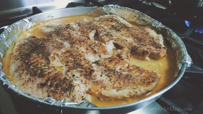 SAMKEH HARRA TARABULSIYEH | Flaked Spicy Fish in Tahini Sauce
