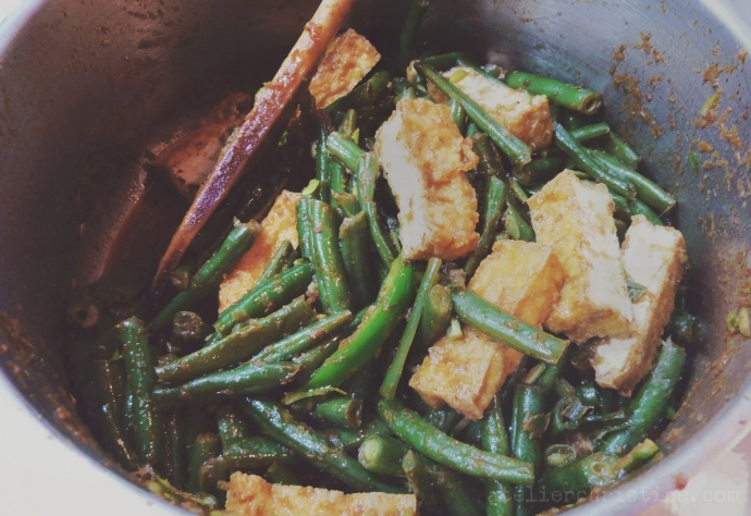 Pad Prik King | Stir-Fried Green Beans + Tofu with Thai Chili Paste