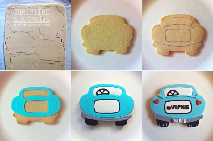 le Shoppe | Just Married Car Cookie Wedding Favors