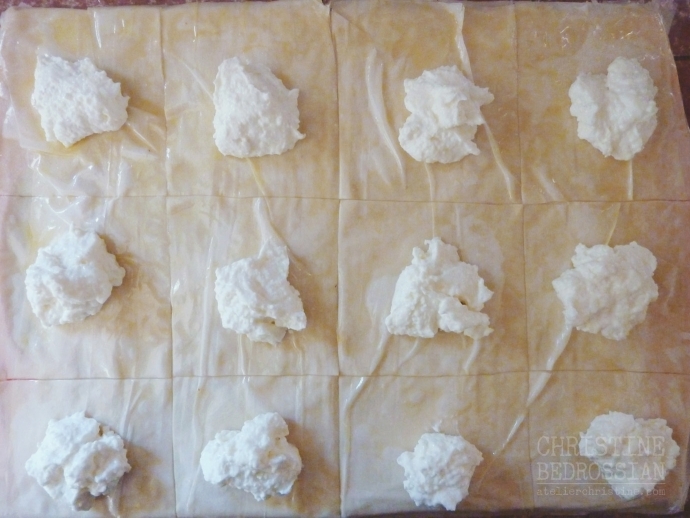 Clotted Cream + Phyllo Dough Parcels | Warbat bil Ashta, Shaabiyat