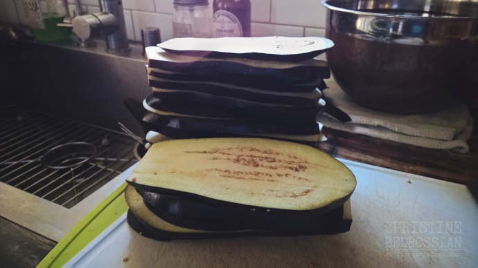 Roasted Eggplant + Kafta Mince Rolls Baked in Tomato Sauce | Tepsi Kabab bil Bethinjan