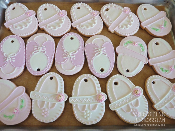 le Shoppe | Baby Shoe + Sneaker Cookies to match Baby Shower Theme