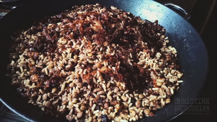 MUJADDARA | Rice and Lentils with Caramelized Onions, a Vegan and Gluten-Free Recipe