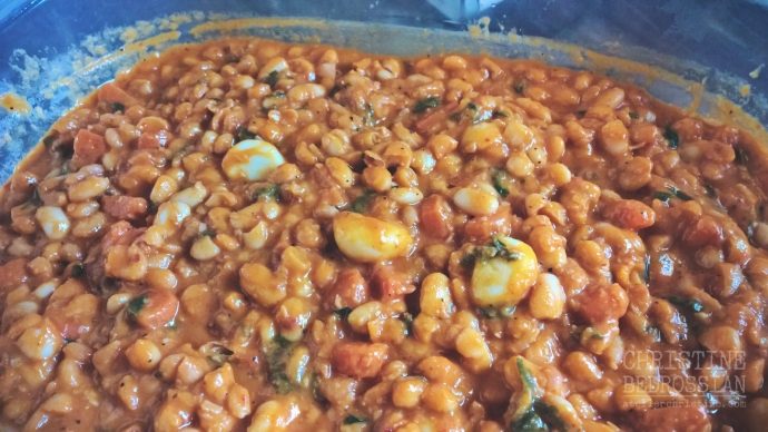 Plaki | White Beans Braised in a Tomato Based Sauce