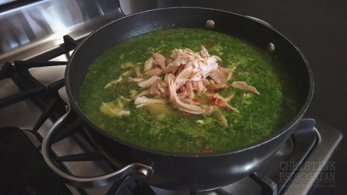 Peruvian Chicken + Cilantro Soup | Aguadito de Pollo